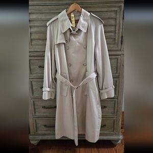 Vintage Hunting Horn Trench Coat